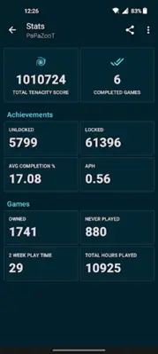 Steam Achievements - Tenacity android App screenshot 0